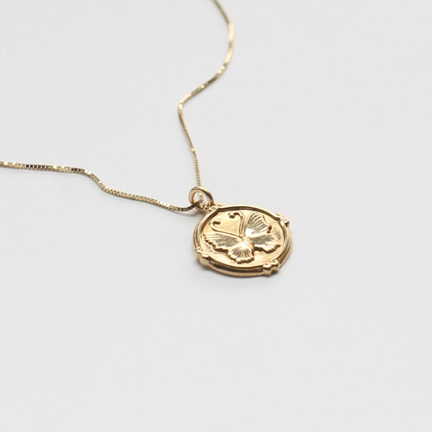 Butterfly Medallion Pendant